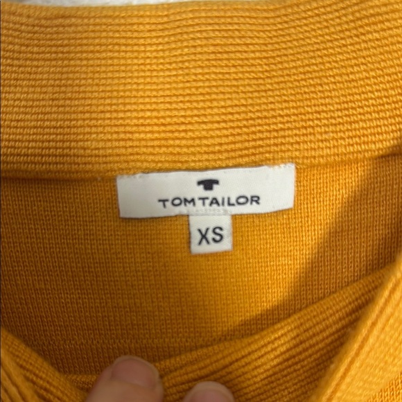 Tom Tailor Orange Long Sleeve Sweater XS - Picture 5 of 6